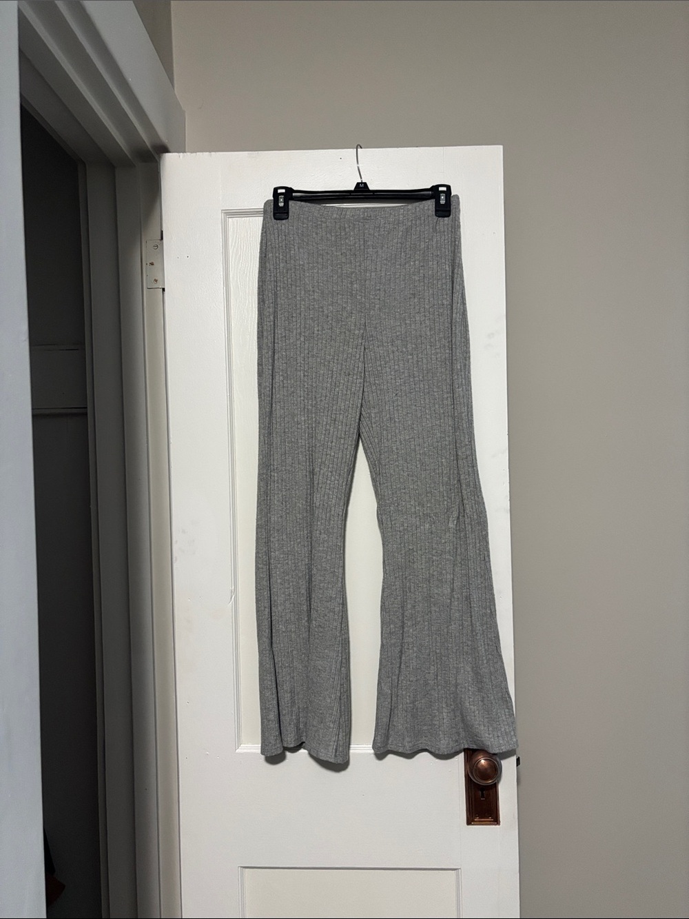 lulus grey ribbed sweatpants